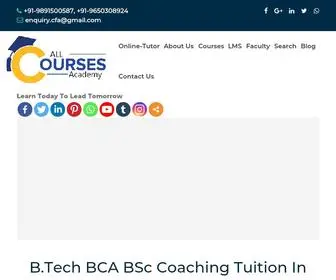 Coursesforallacademy.com(Online Tutor) Screenshot