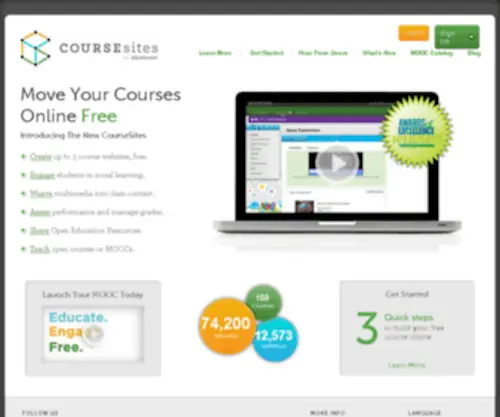 Coursesites-Stage.com(Coursesites Stage) Screenshot