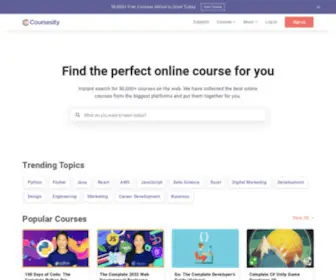 Coursesity.com(Discover Best Online Courses & Tutorials) Screenshot