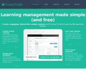 Coursetoolkit.com(Course Toolkit Learning Management System) Screenshot