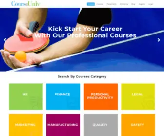 Courseuniv.com(Your Online Professional Courses Univ) Screenshot