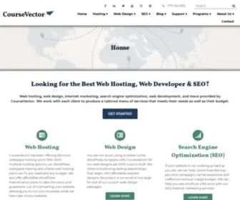 Coursevector.com(Web Hosting) Screenshot