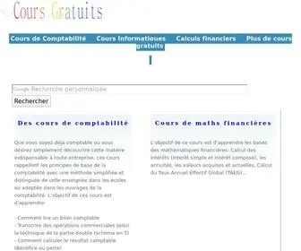 Coursgratuits.net(Cours gratuits) Screenshot