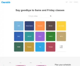 Coursicle.com(Plan your schedule and get into classes) Screenshot