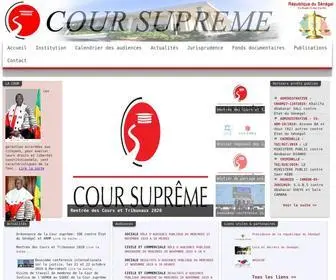 Coursupreme.sn(COUR) Screenshot