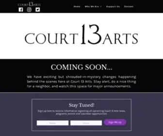 Court13ARTS.org(Court 13 ARTS) Screenshot