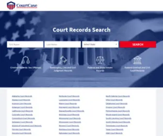 Courtcase.org(Instantly Access Nationwide Court Records) Screenshot