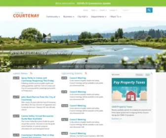 Courtenay.ca(City of Courtenay) Screenshot