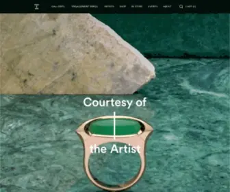 Courtesyoftheartist.com(Contemporary jewellery & objects) Screenshot