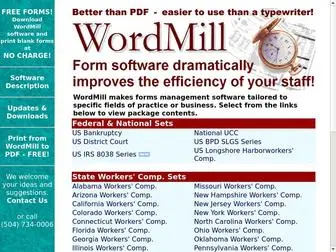 Courtforms.com(WordMill Form Software) Screenshot