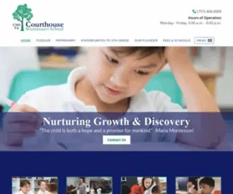 Courthousemontessorischool.com(Montessori Education) Screenshot