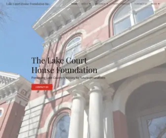 Courthouseweddings.org(Historic Crown Point Courthouse) Screenshot