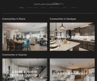 Courtlandcommunities.com(Courtland Communities) Screenshot