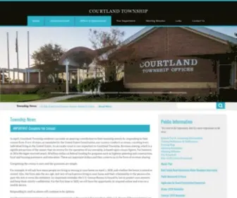 Courtlandtwp.org(Courtland Township) Screenshot