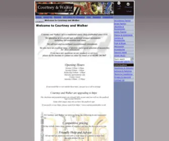 Courtneyandwalker.co.uk(Specialist shop for Woodwind) Screenshot