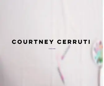 Courtneycerruti.com(Courtney Cerruti) Screenshot