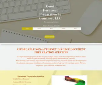 CourtneydocPrep.com(FLORIDA DOCUMENT PREPARATION SERVICE) Screenshot