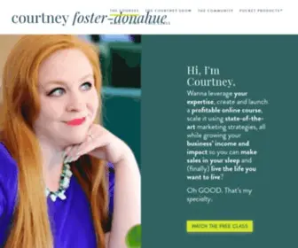 Courtneyfosterdonahue.com(Courtney Foster) Screenshot