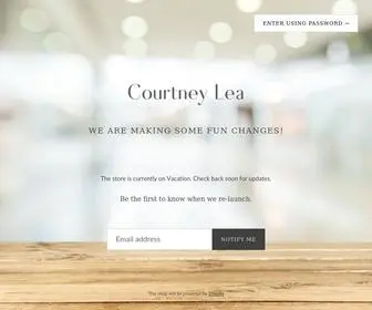 Courtneylea.com(Courtney Lea) Screenshot