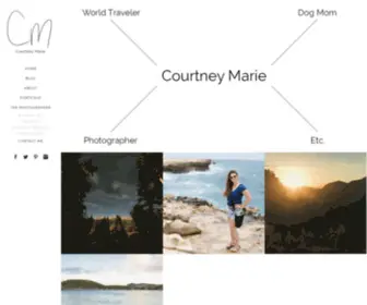 Courtneymarie.co(The traveling adventures of Midwest photographer Courtney Tompson) Screenshot