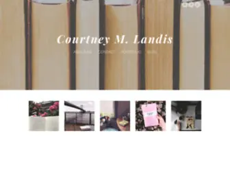 Courtneymlandis.com(Courtney M) Screenshot