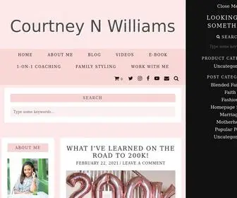 Courtneynwilliams.com(Lifestyle Blog) Screenshot