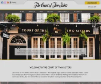 Courtoftwosisters.com(THE COURT OF TWO SISTERS) Screenshot