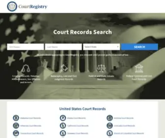 Courtregistry.org(All Court Records @ Your Fingertips) Screenshot