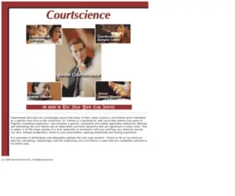 Courtscience.com(Specific trial consulting method) Screenshot