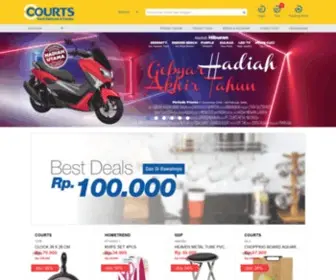 Courts.co.id(Courts Indonesia) Screenshot