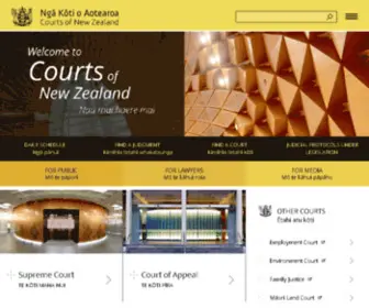 Courts.govt.nz(Courts) Screenshot