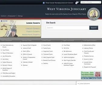 Courtswv.gov(West Virginia Judiciary) Screenshot