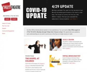 Courttheatre.org(Court Theatre) Screenshot