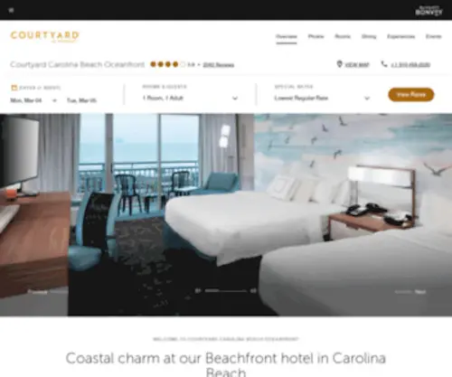 Courtyardcarolinabeach.com(Courtyard Carolina Beach Oceanfront) Screenshot