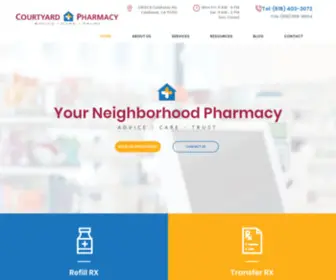 Courtyardpharmacy.com(Full-service pharmacy) Screenshot