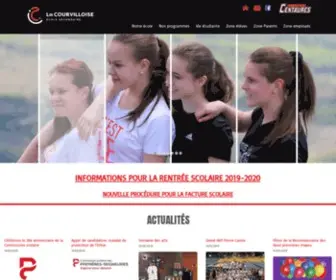 Courvilloise.ca(école beauport) Screenshot