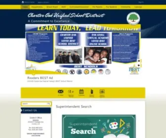Cousd.net(Charter Oak Unified School District) Screenshot