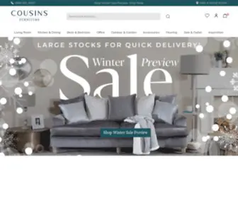 Cousinsfurniture.co.uk(Furniture Store) Screenshot