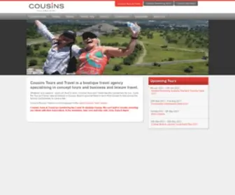 Cousinstt.com(Cousins Tours and Travel) Screenshot