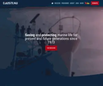 Cousteau.org(The Cousteau Society) Screenshot