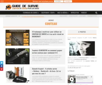 Couteau-DE-Survie.com(Couteau Archives) Screenshot