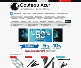 Couteauazur.com(COUTEAU AZUR) Screenshot
