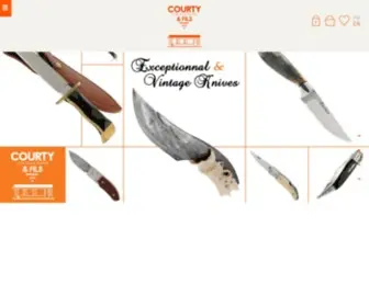 Couteaux-Courty.com(Courty & Fils) Screenshot