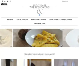 Couteaux-ET-Tirebouchons.com(Le blog culinaire qui met la gastronomie à la portée de tous) Screenshot