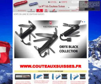 Couteauxsuisses.fr(Nous vous proposons à la vente les plus grandes marques de couteaux suisses) Screenshot