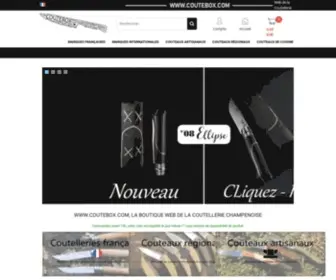 Coutebox.com(Vente de Couteaux en Ligne) Screenshot