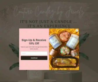 Couturecandlez.com(Couture Candlez by Jewelz) Screenshot