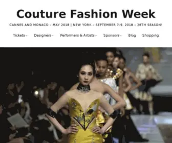 Couturefashionweek.com(New York Fashion Week Tickets) Screenshot
