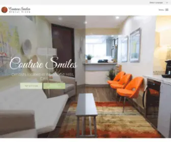 Couturesmiles.com(Couture Smiles Dental Group) Screenshot