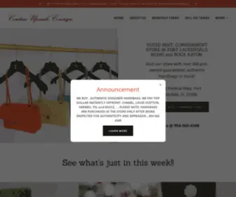 Coutureupscaleconsign.com(Couture Upscale Consign) Screenshot